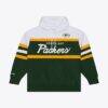 Green Bay Packers Mitchell & Ness Head Coach Hoodie - Green - Front View