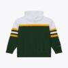 Green Bay Packers Mitchell & Ness Head Coach Hoodie - Green - Side View