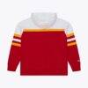 Kansas City Chiefs Mitchell & Ness Head Coach Hoodie - Red - Side View