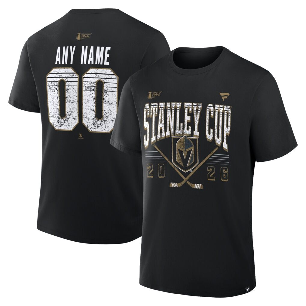 Vegas Golden Knights 2026 Stanley Cup Final Custom Name & Number T-Shirt
