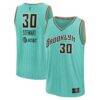 Breanna Stewart New York Liberty Fashion7 Unisex Fast Break Replica Jersey - Mint - - Front View