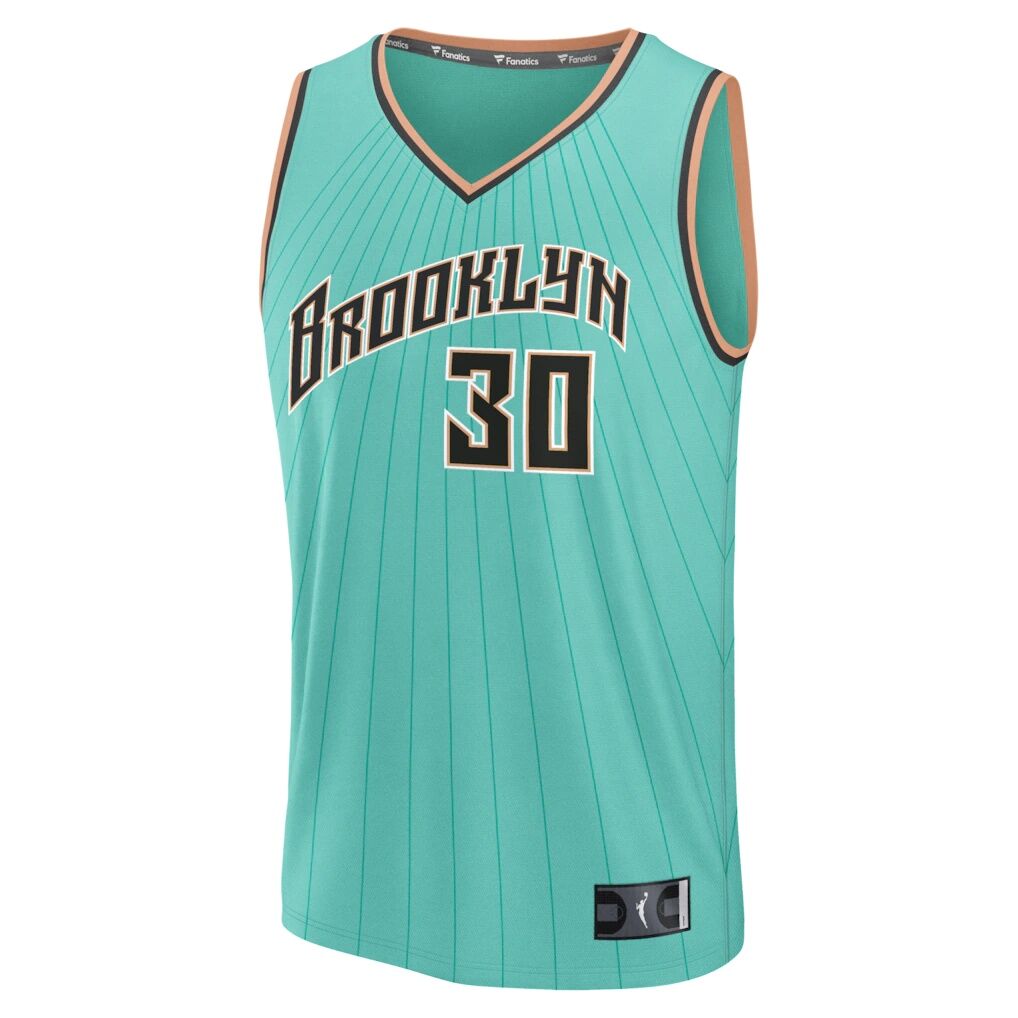 Breanna Stewart New York Liberty Fashion7 Unisex Fast Break Replica Jersey - Mint - Rebel Edition