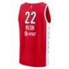 A'ja Wilson Las Vegas Aces Fashion7 Fast Break Replica Jersey - Red - Detail View