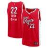 A'ja Wilson Las Vegas Aces Fashion7 Fast Break Replica Jersey - Red - Front View