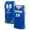 Azzi Fudd Dallas Wings Fashion7 Fast Break Replica Jersey - Blue - Front View