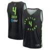 Flau'jae Johnson Seattle Storm Fashion7 Fast Break Replica Jersey - Black - Front View