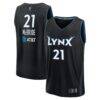 Kayla McBride Minnesota Lynx Fashion7 Fast Break Replica Jersey - Black - Front View