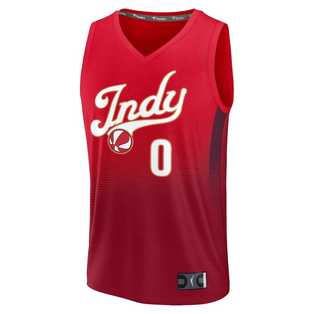 Kelsey Mitchell Indiana Fever Fashion7 Fast Break Replica Jersey - Rebel Edition