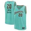 Sabrina Ionescu New York Liberty Fashion7 Unisex Fast Break Replica Jersey - Rebel Edition - - Front View