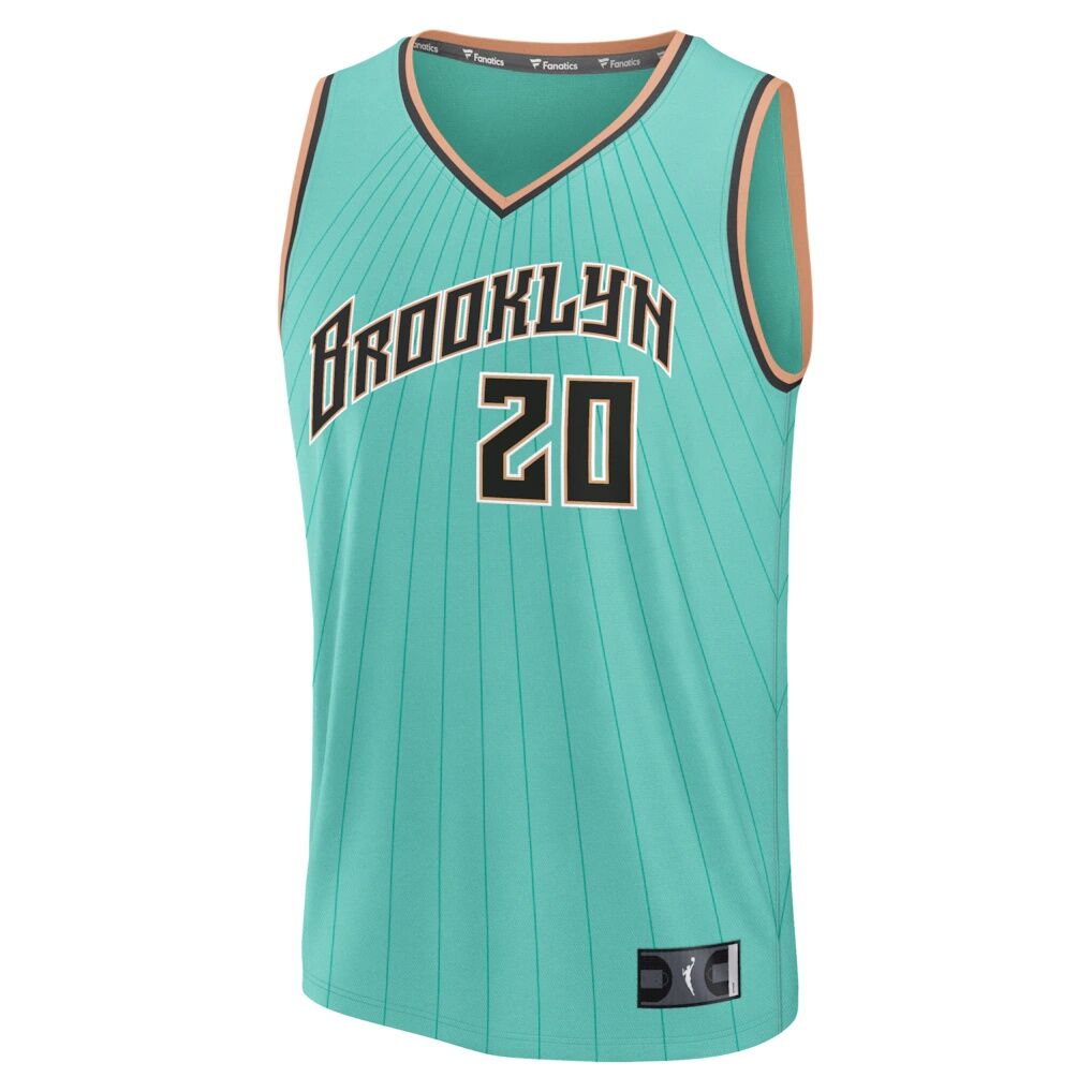Sabrina Ionescu New York Liberty Fashion7 Unisex Fast Break Replica Jersey - Rebel Edition - Mint