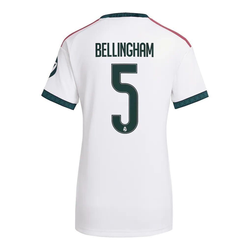 Jude Bellingham Real Madrid adidas Women's 2026/27 Home Replica Jersey