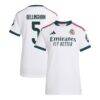 Jude Bellingham Real Madrid adidas Women's 2026/27 Home Replica Jersey - White - Front View