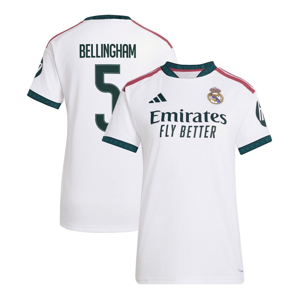 Jude Bellingham Real Madrid adidas Women's 2026/27 Home Replica Jersey