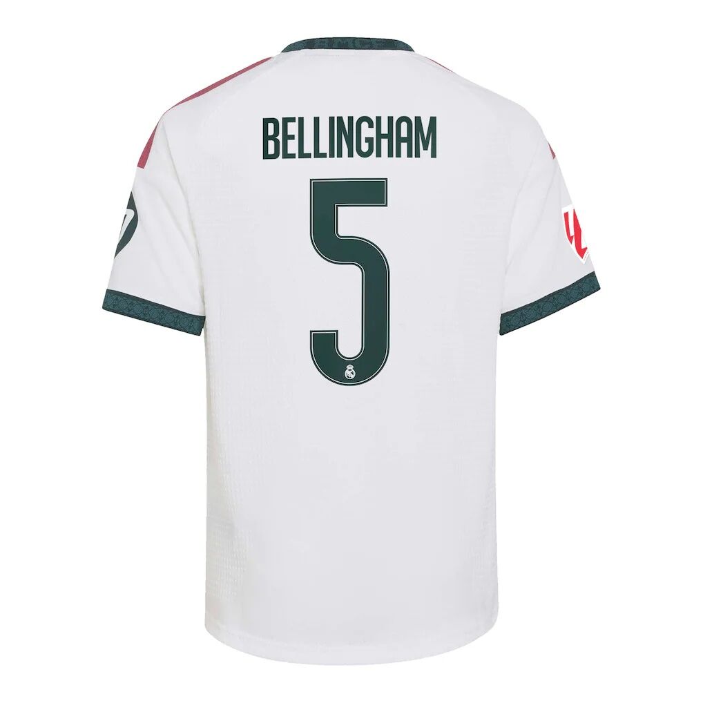 Jude Bellingham Real Madrid adidas Youth 2026/27 Home On-Field Authentic Jersey