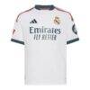 Jude Bellingham Real Madrid adidas Youth 2026/27 Home On-Field Authentic Jersey - White - Side View