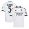 Jude Bellingham Real Madrid adidas Youth 2026/27 Home Replica Jersey - White - Front View