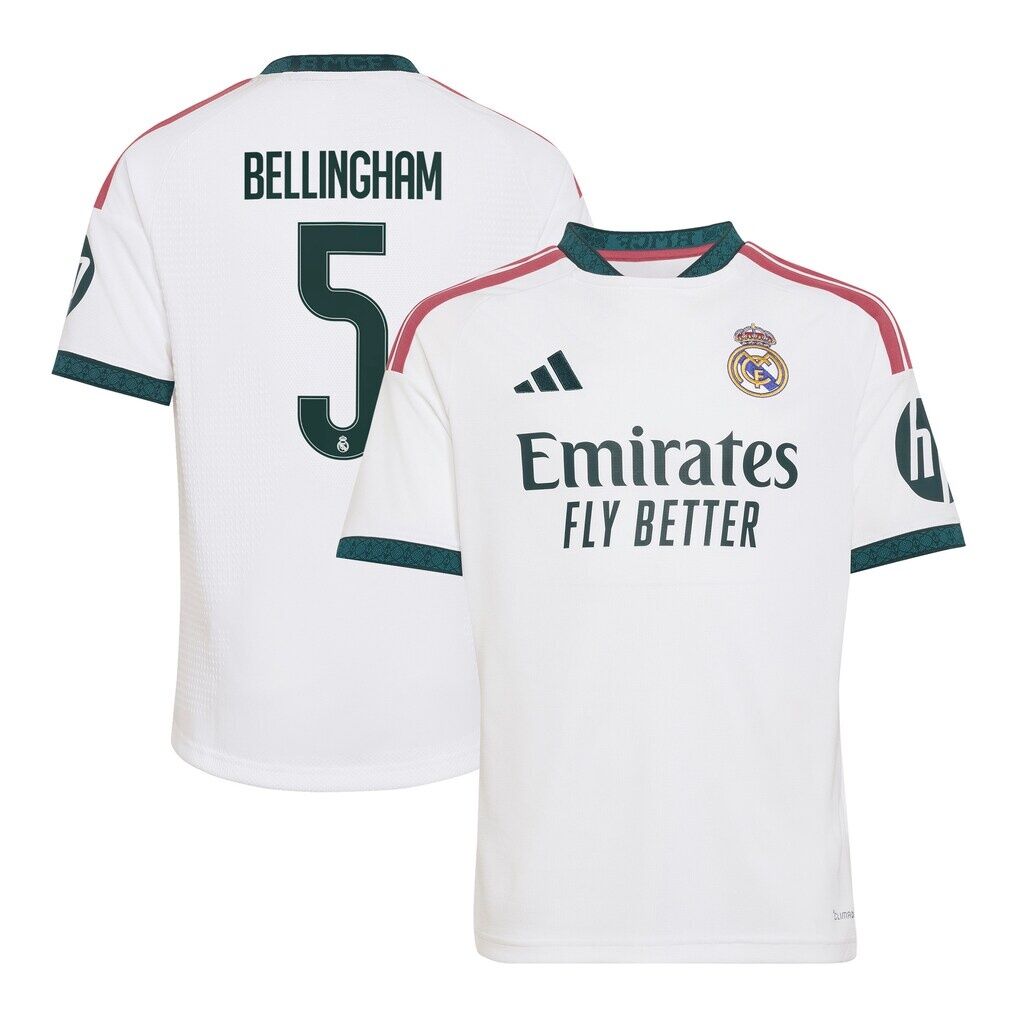 Jude Bellingham Real Madrid adidas Youth 2026/27 Home Replica Jersey