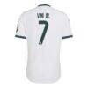 Vini Jr. Real Madrid adidas 2026/27 Home On-Field Authentic Jersey - White - Detail View