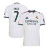 Vini Jr. Real Madrid adidas 2026/27 Home On-Field Authentic Jersey - White - Front View