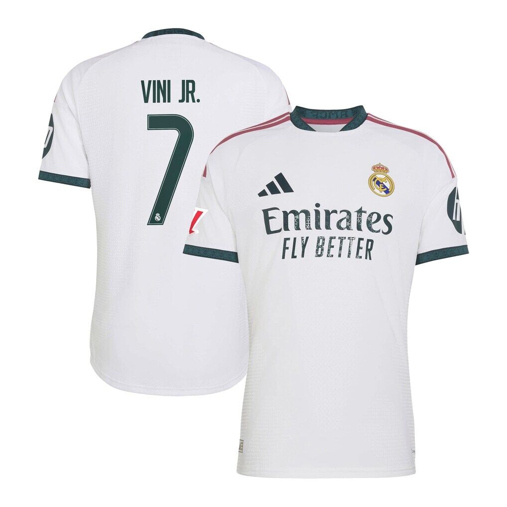Vini Jr. Real Madrid adidas 2026/27 Home On-Field Authentic Jersey