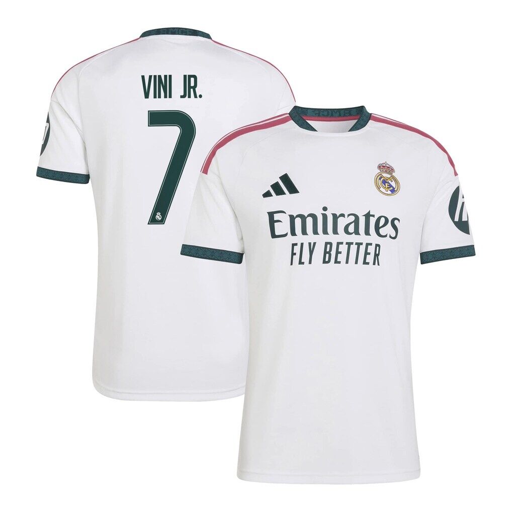 Vini Jr. Real Madrid adidas 2026/27 Home Replica Jersey
