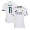 Rodrygo Real Madrid adidas 2026/27 Home On-Field Authentic Jersey - White - Front View