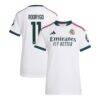 Rodrygo Real Madrid adidas Women's 2026/27 Home Replica Jersey - White - Front View