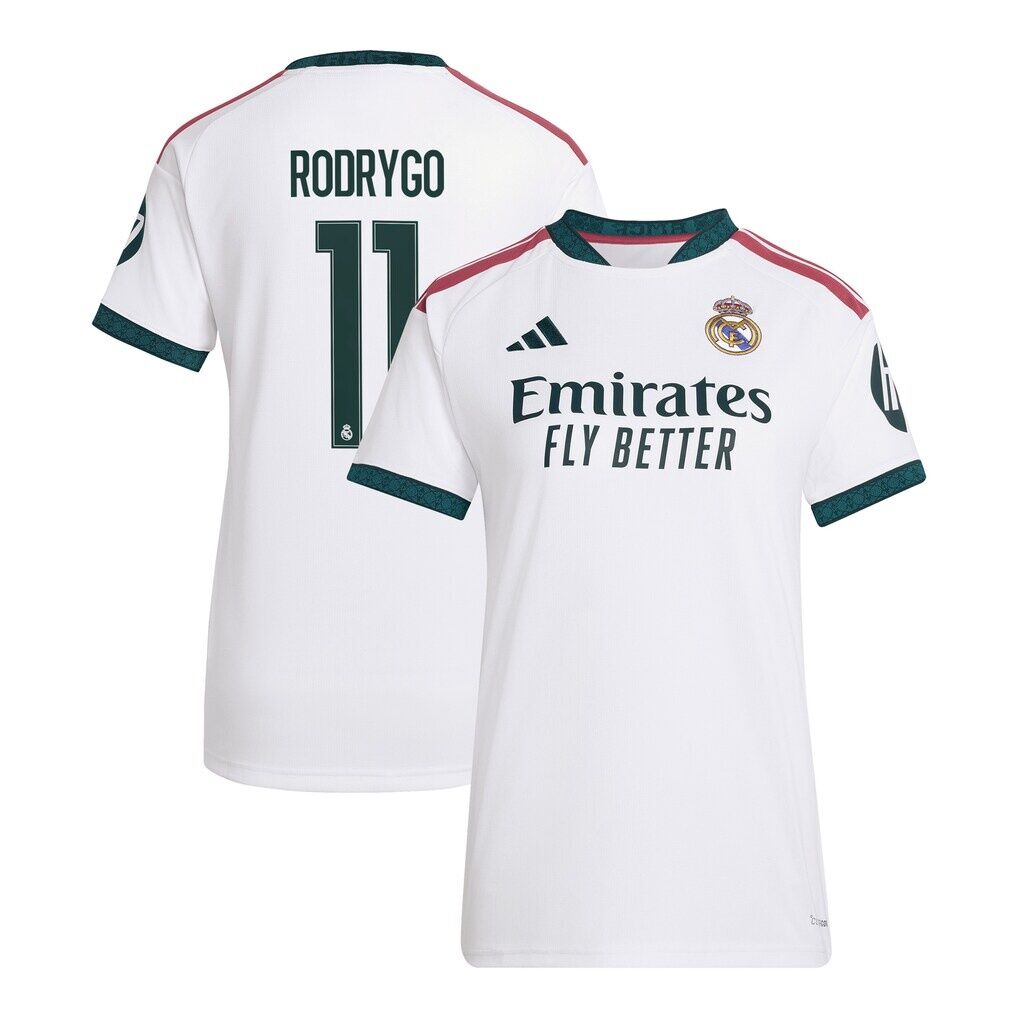 Rodrygo Real Madrid adidas Women’s 2026/27 Home Replica Jersey
