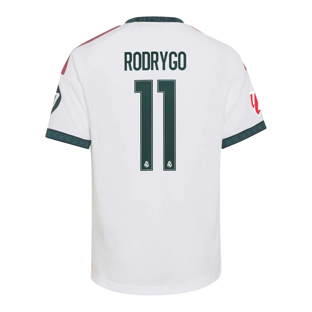 Rodrygo Real Madrid adidas Youth 2026/27 Home On-Field Authentic Jersey