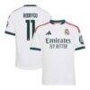 Rodrygo Real Madrid adidas Youth 2026/27 Home Replica Jersey - White - Front View