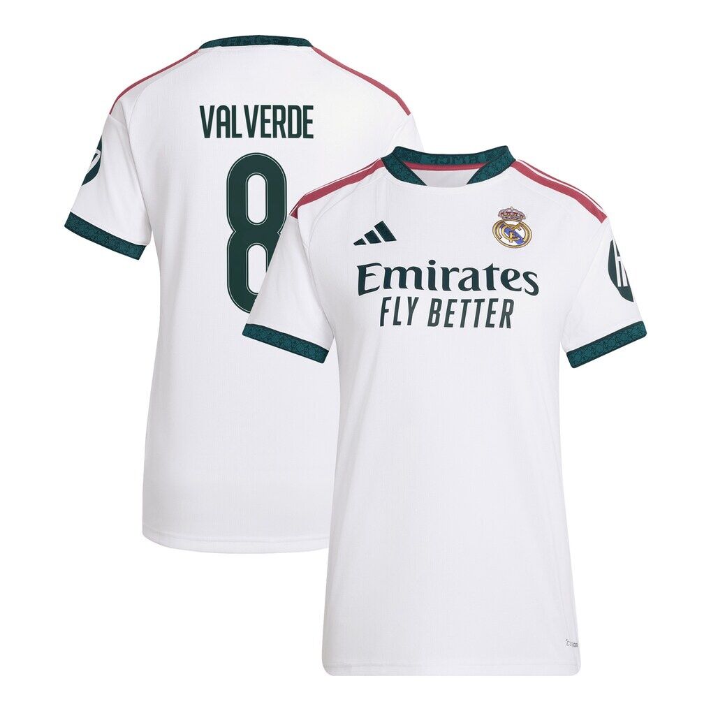 Federico Valverde Real Madrid adidas Women’s 2026/27 Home Replica Jersey