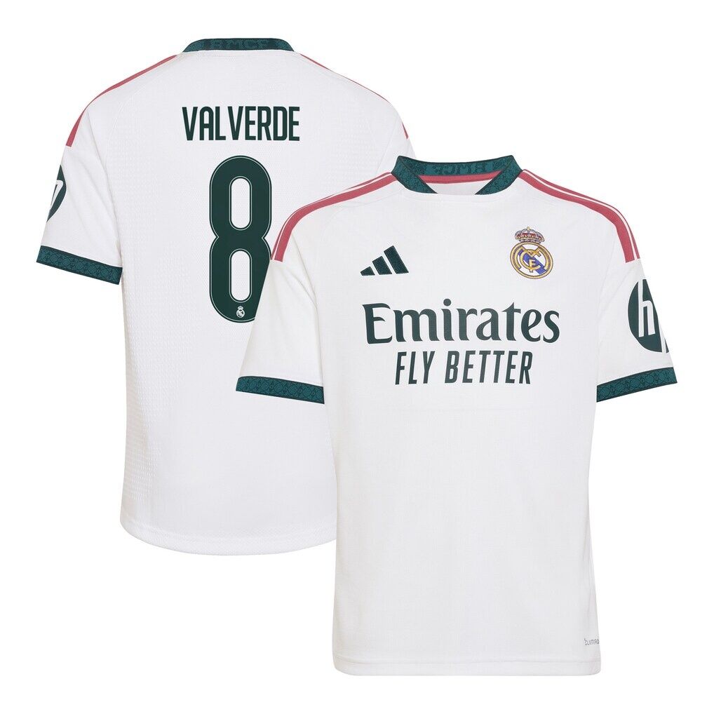 Federico Valverde Real Madrid adidas Youth 2026/27 Home Replica Jersey