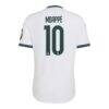 Kylian Mbappé Real Madrid adidas 2026/27 Home On-Field Authentic Jersey - White - Detail View