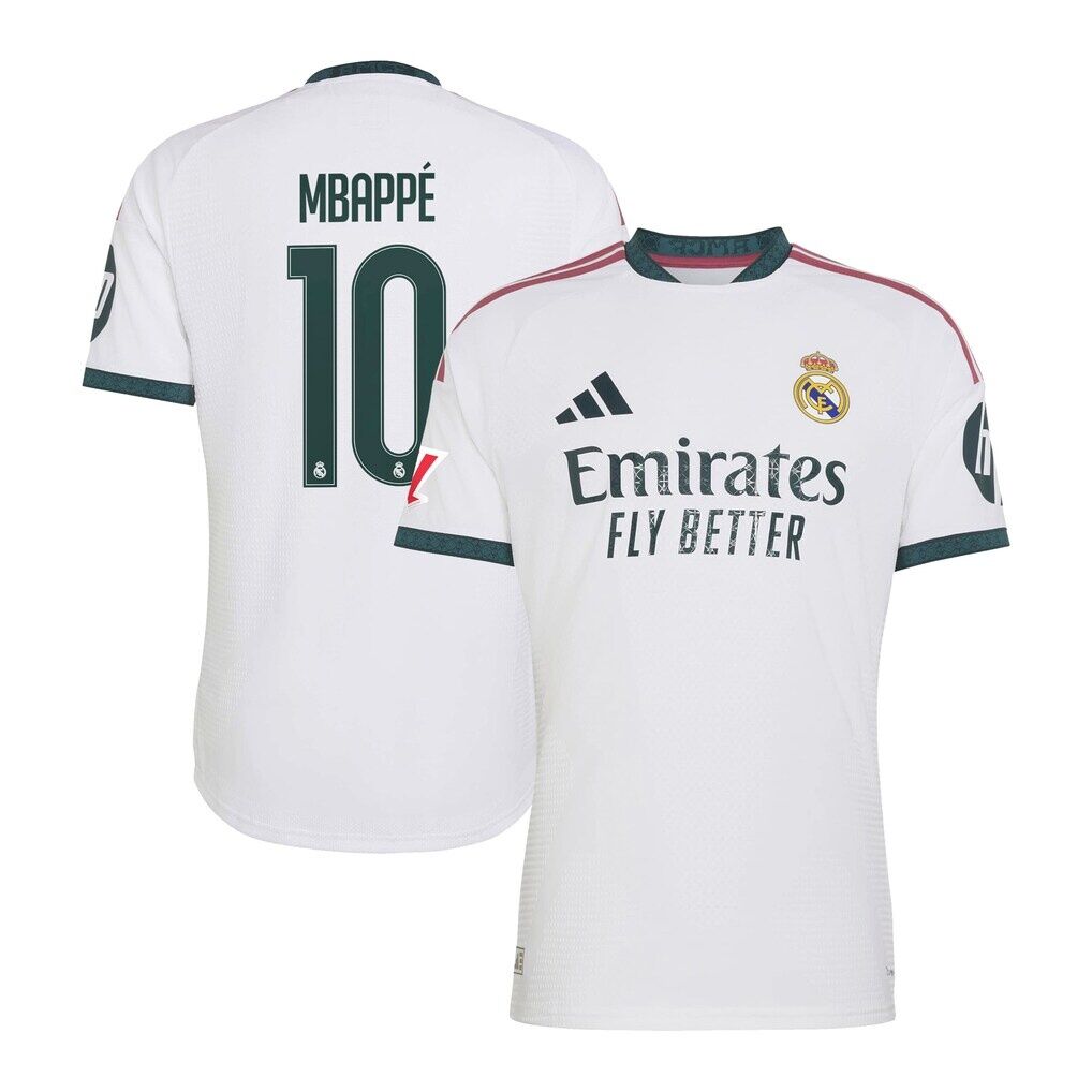 Kylian Mbappé Real Madrid adidas 2026/27 Home On-Field Authentic Jersey