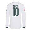Kylian Mbappé Real Madrid adidas 2026/27 Home On-Field Authentic Long Sleeve Jersey - White - Detail View