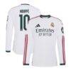 Kylian Mbappé Real Madrid adidas 2026/27 Home On-Field Authentic Long Sleeve Jersey - White - Front View