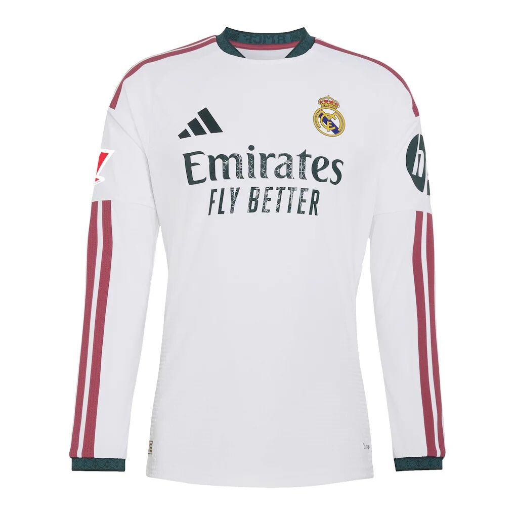 Kylian Mbappé Real Madrid adidas 2026/27 Home On-Field Authentic Long Sleeve Jersey