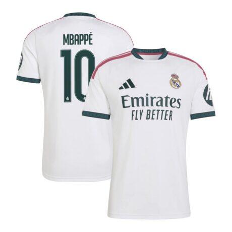 Kylian Mbappé Real Madrid adidas 2026/27 Home Replica Jersey - White - Front View
