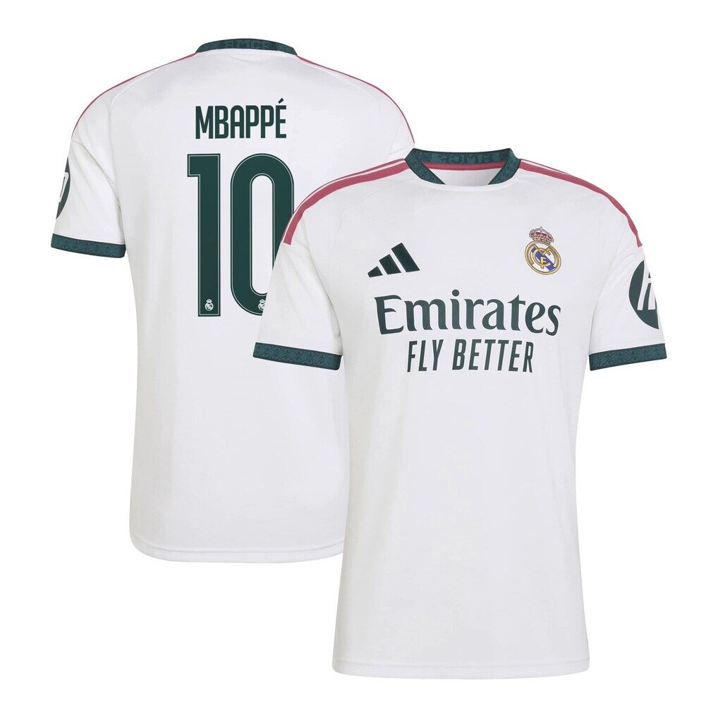 Kylian Mbappé Real Madrid adidas 2026/27 Home Replica Jersey