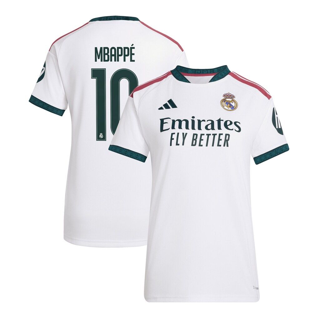 Kylian Mbappé Real Madrid adidas Women's 2026/27 Home Replica Jersey