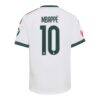 Kylian Mbappé Real Madrid adidas Youth 2026/27 Home On-Field Authentic Jersey - White - Detail View
