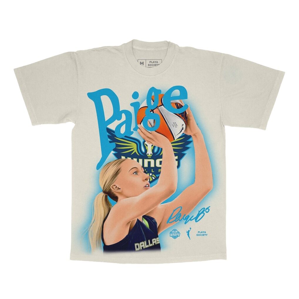 Paige Bueckers Dallas Wings Playa Society Unisex Player T-Shirt