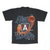 Angel Reese Atlanta Dream Playa Society Unisex Player T-Shirt - Black - Front View