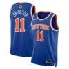 Jalen Brunson New York Knicks Nike Unisex 2026 NBA Finals Patch Swingman Jersey - Blue - Front View