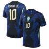 Neymar Jr. Brazil National Team Jordan Brand 2026 Away Stadium Replica Jersey - Blue - Front View
