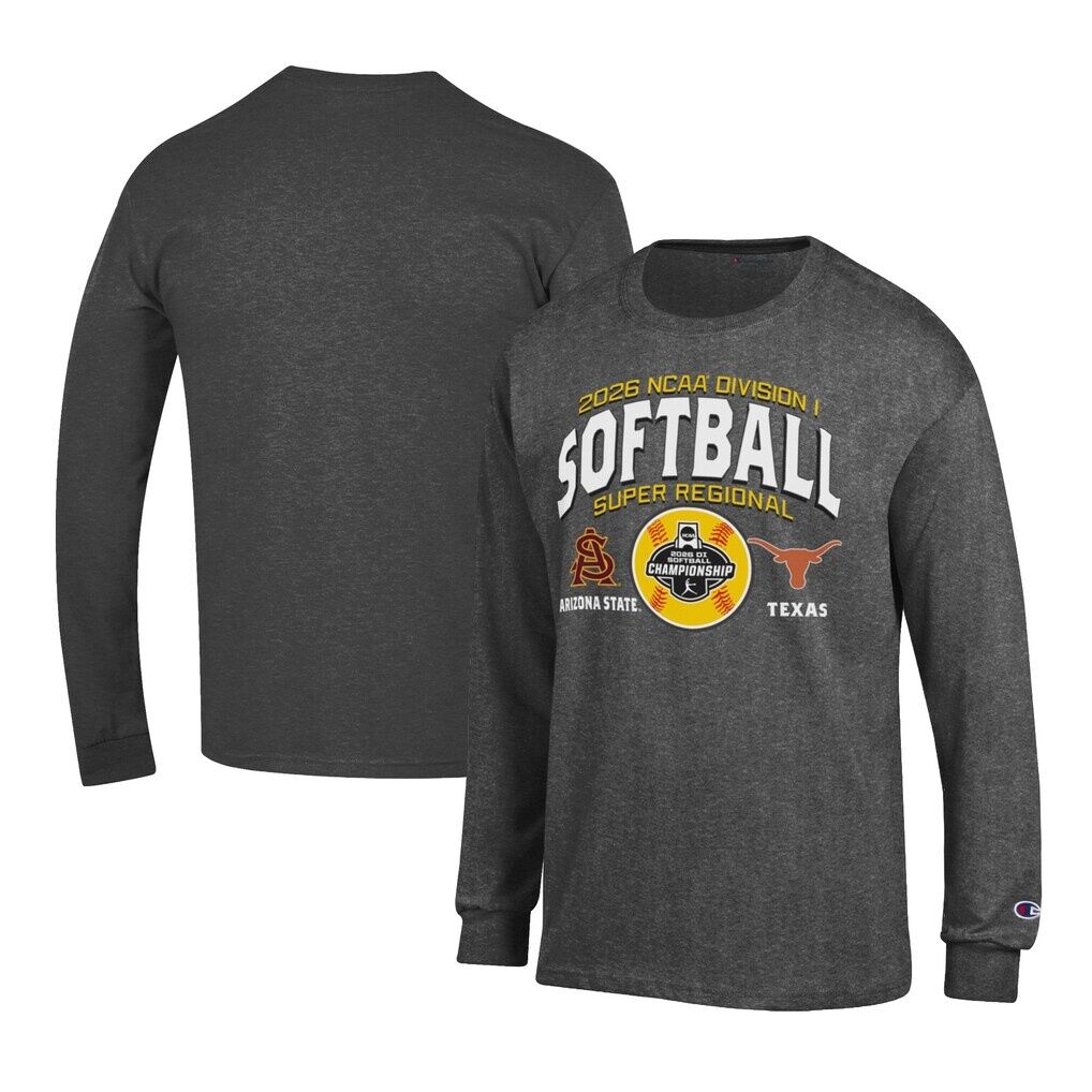 Texas Longhorns vs. Arizona State Sun Devils Champion 2026 NCAA Softball Super Regional Matchup Long Sleeve T-Shirt
