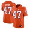 Sammy Brown Clemson Tigers Nike Game Football Jersey - Orange - Front View