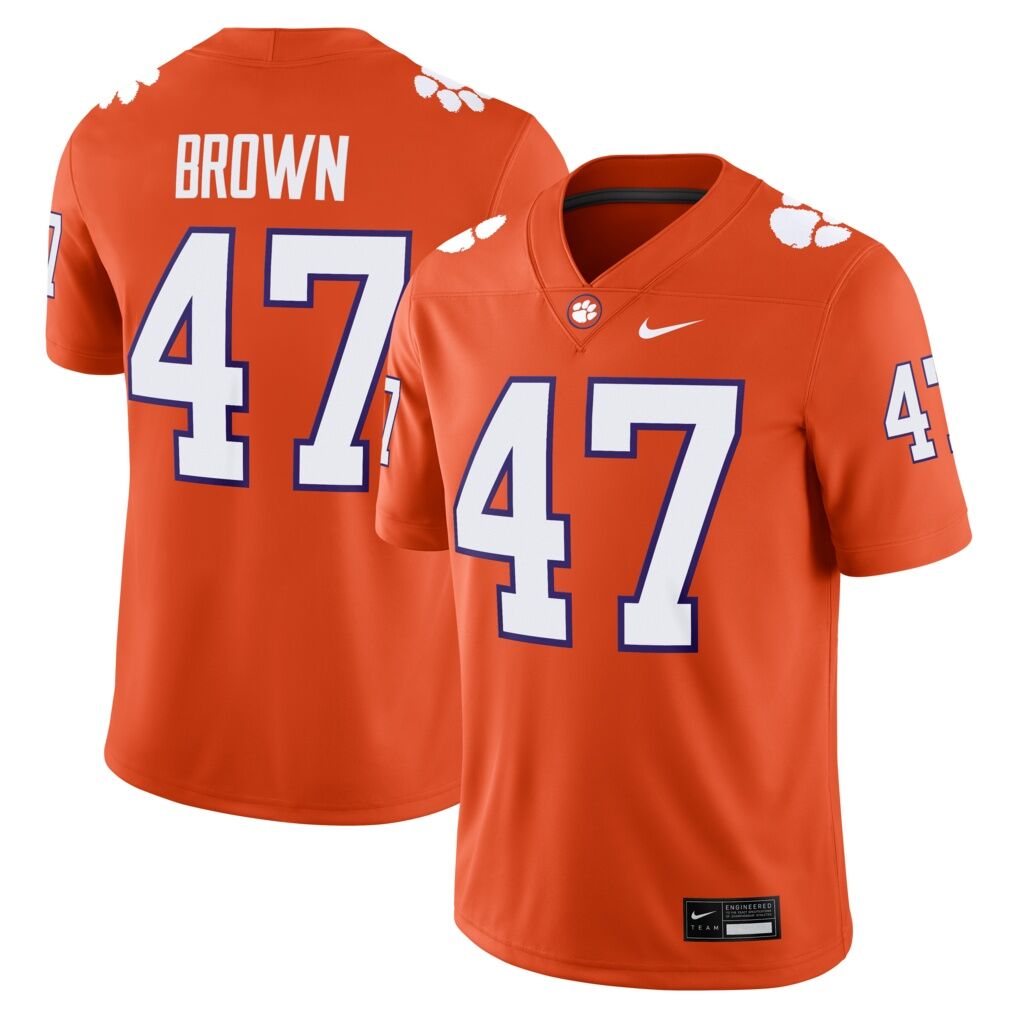 Sammy Brown Clemson Tigers Nike Game Football Jersey