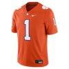 T.J. Moore Clemson Tigers Nike Game Football Jersey - Orange - Side View