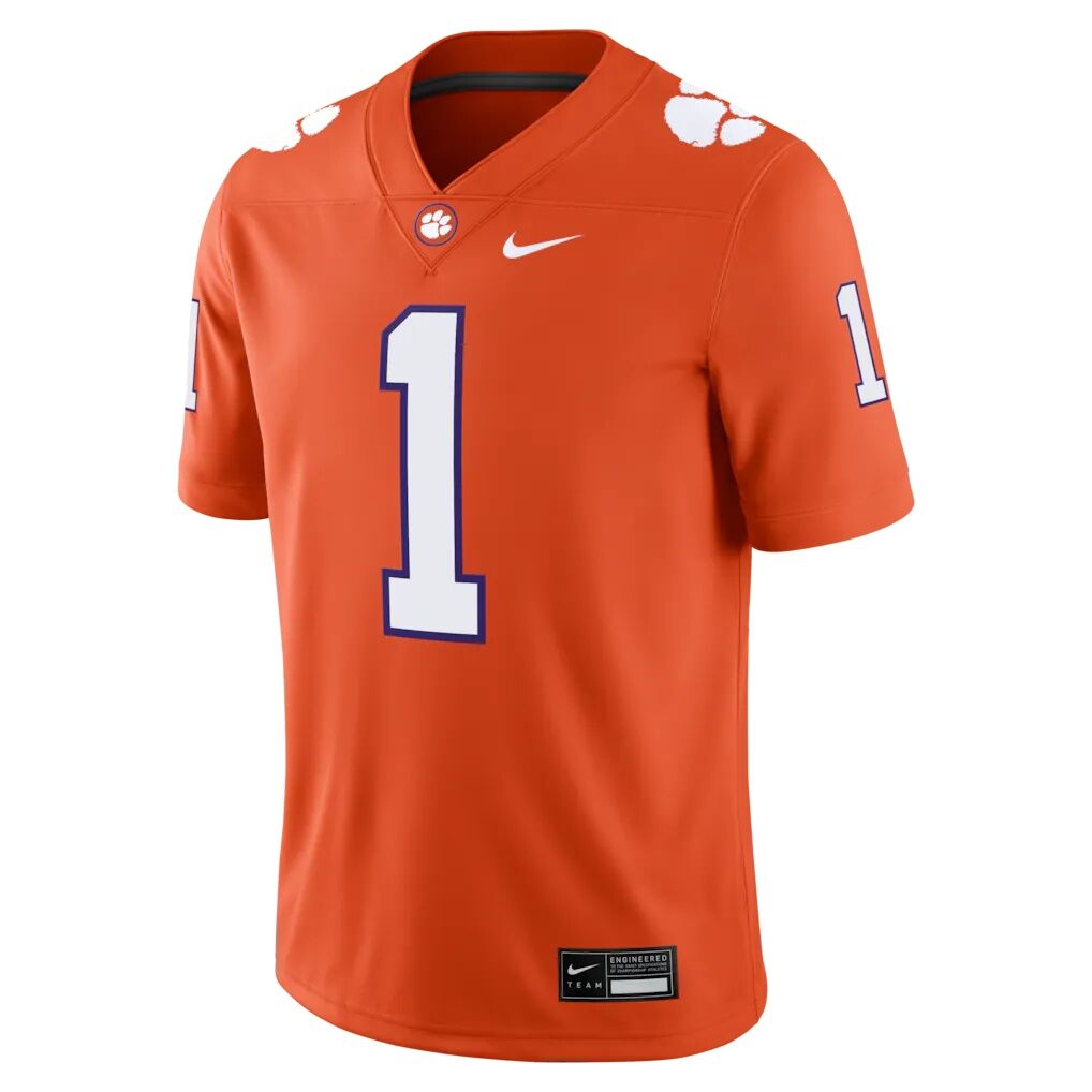 T.J. Moore Clemson Tigers Nike Game Football Jersey